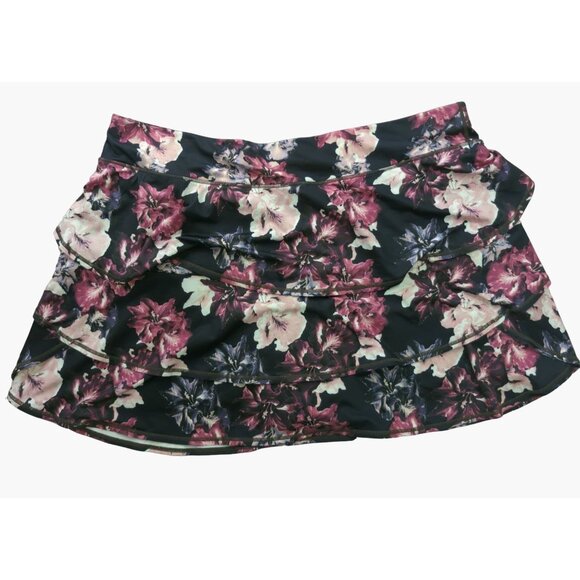 Ideology Women’s Plus Size 4XL Floral Printed Flouncy Skort Activewear Skirt - Picture 1 of 8